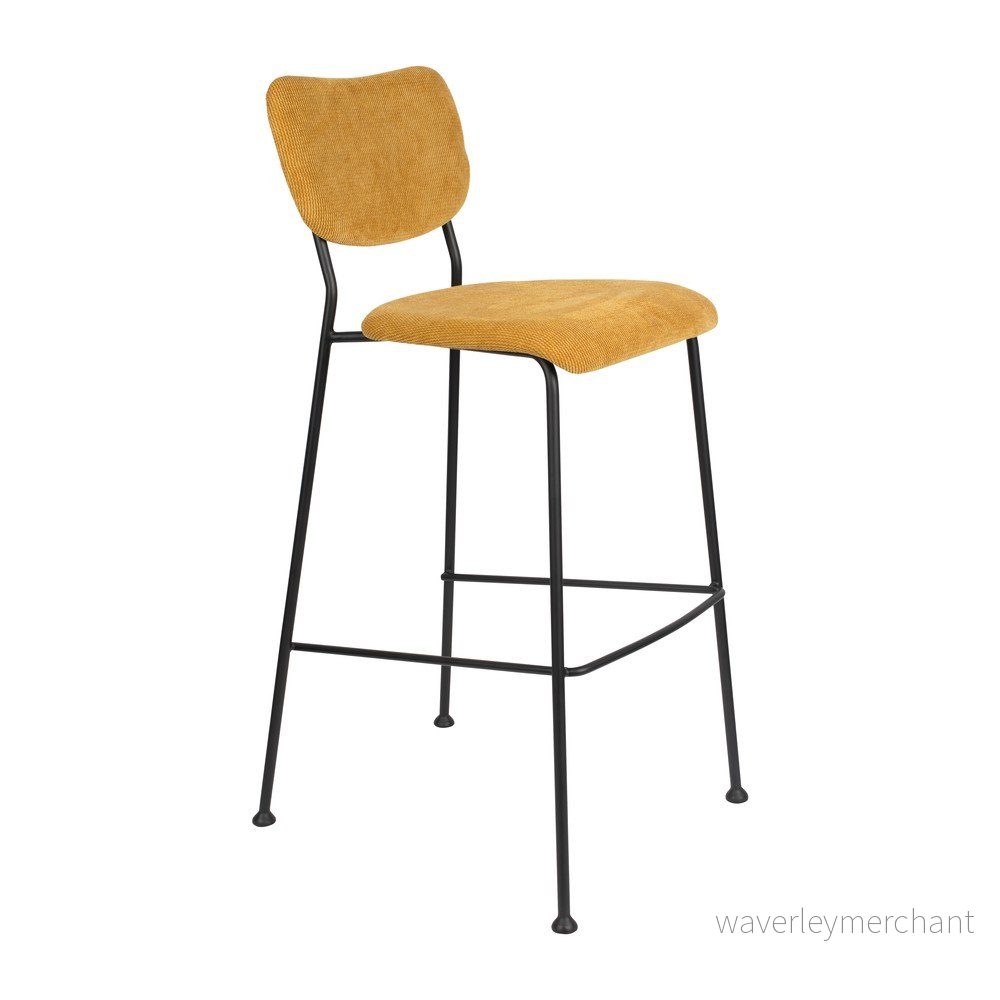 Žluté barové židle v sadě 2 ks 102 cm Benson – Zuiver v:1333812