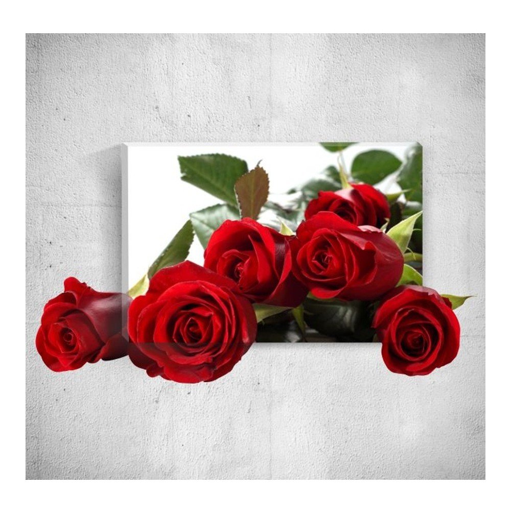 Nástěnný 3D obraz Mosticx Red Roses, 40 x 60 cm v:1091130