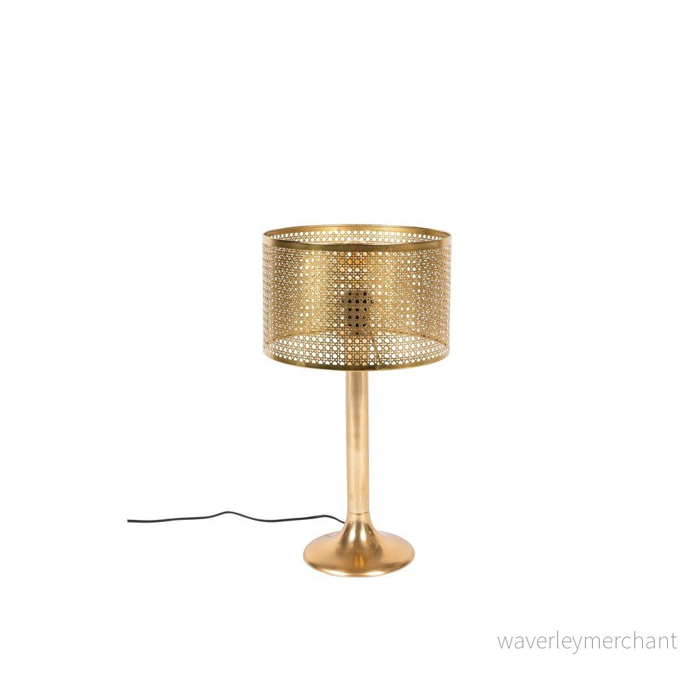 Stolní lampa ve zlaté barvě Dutchbone Barun v:1389479