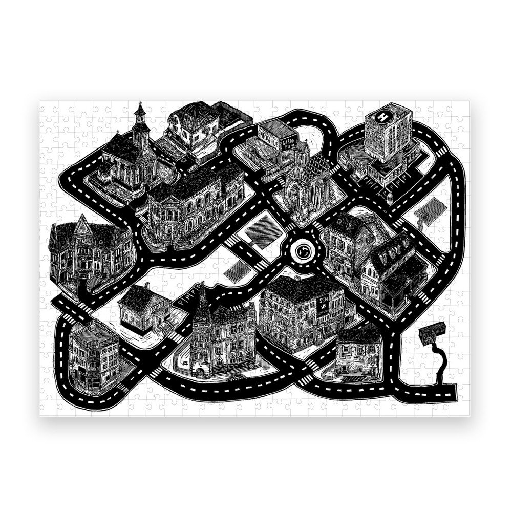 Puzzle z recyklovaných materiálů Pucle Smyčka, 500 dílků v:1158862