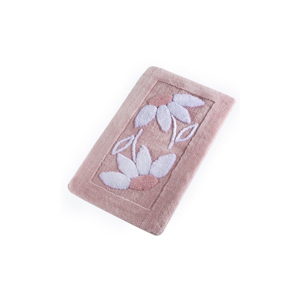 Růžová koupelnová předložka Confetti Bathmats Daisy Pink, 60 x 100 cm v:1213018