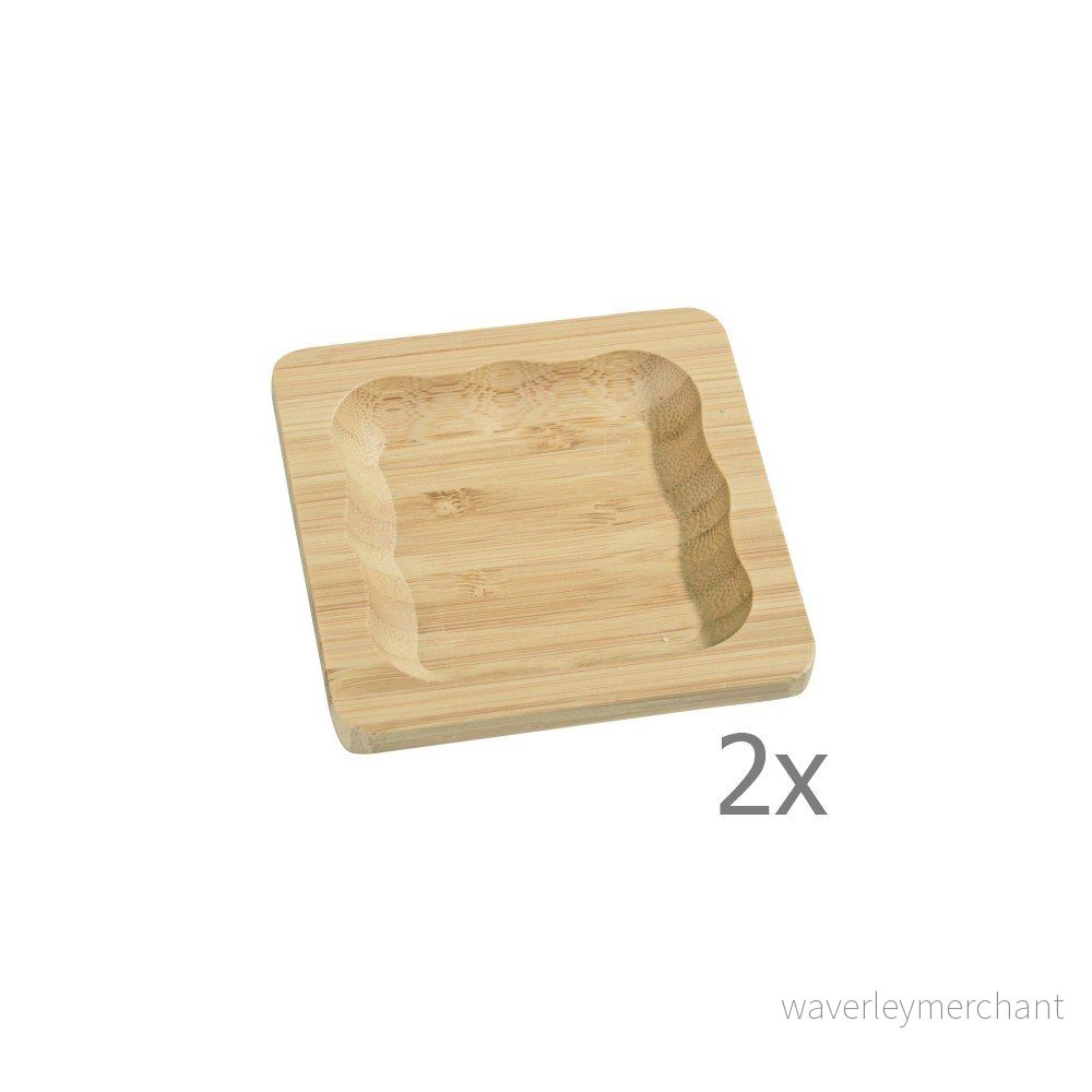 Sada 2 bambusových servírovacích misek Kosova Waves, 9 x 9 cm v:850796