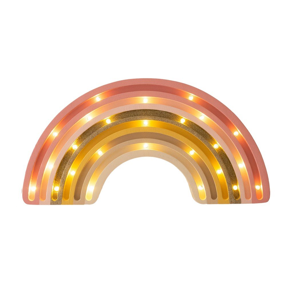 Barevná stolní lampa z borovicového dřeva Little Lights Rainbow, šířka 35 cm v:1444846 Barevná stolní lampa z borovicového dřeva Little Lights Rainbow, šířka 35 cm v:1444846
