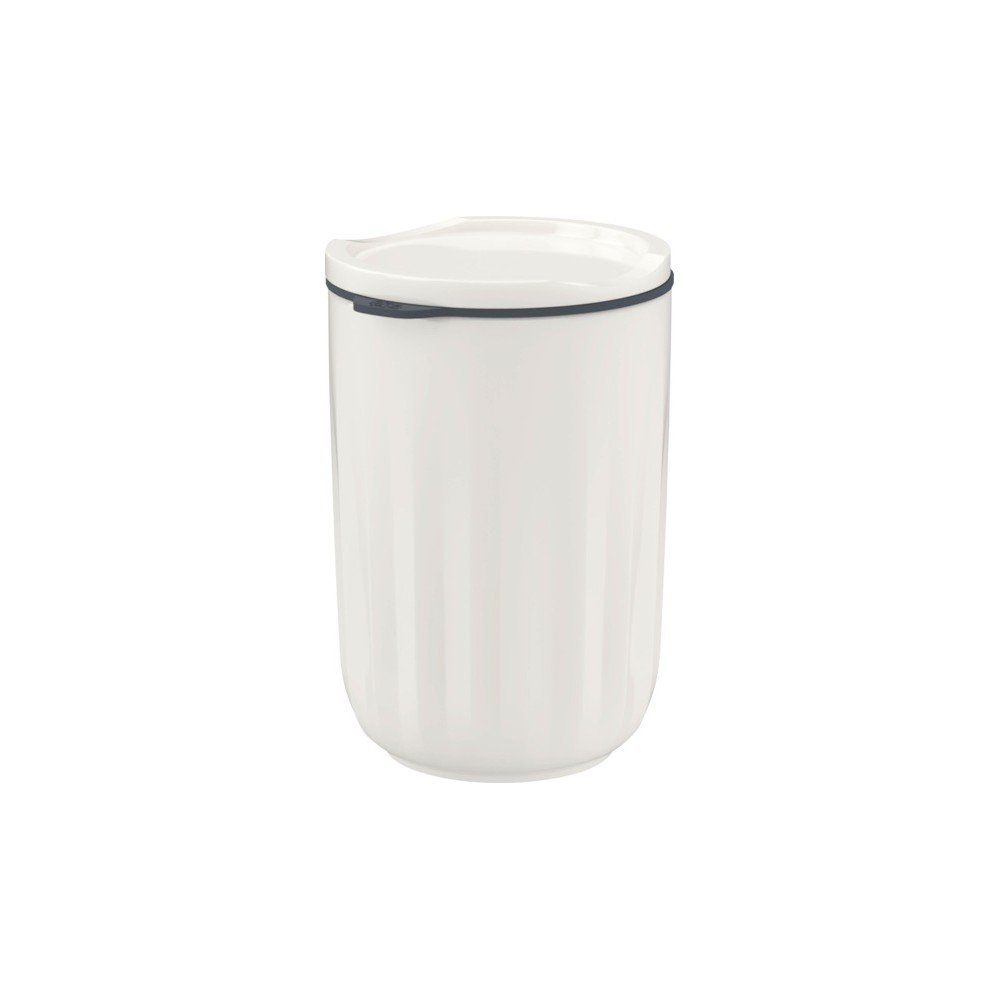 Bílý skleněný cestovní hrnek Villeroy & Boch Like Like To Go & To Stay, 300 ml v:1431399