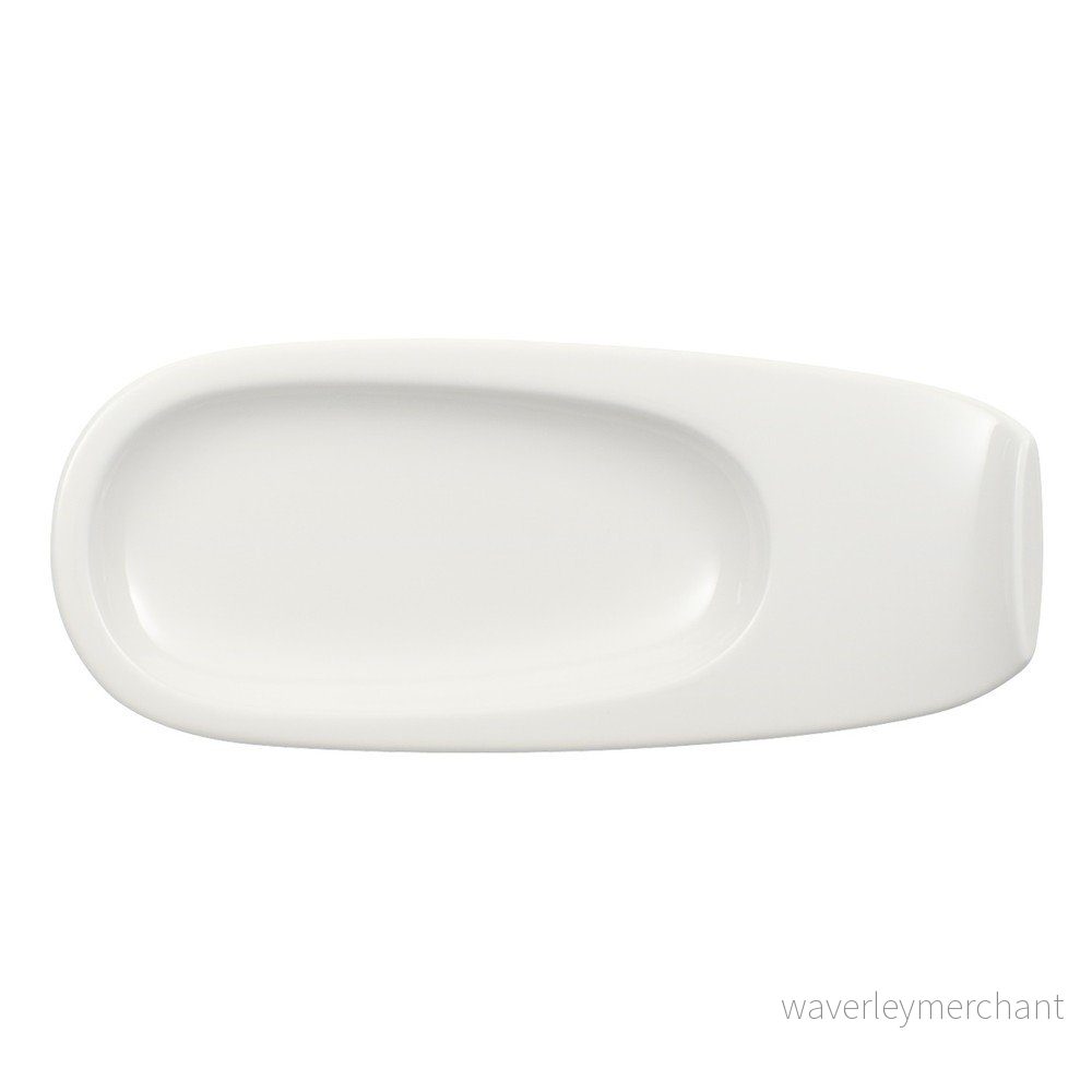 Bílý porcelánový podšálek Villeroy & Boch Urban Nature, 19 x 8 cm v:1327566