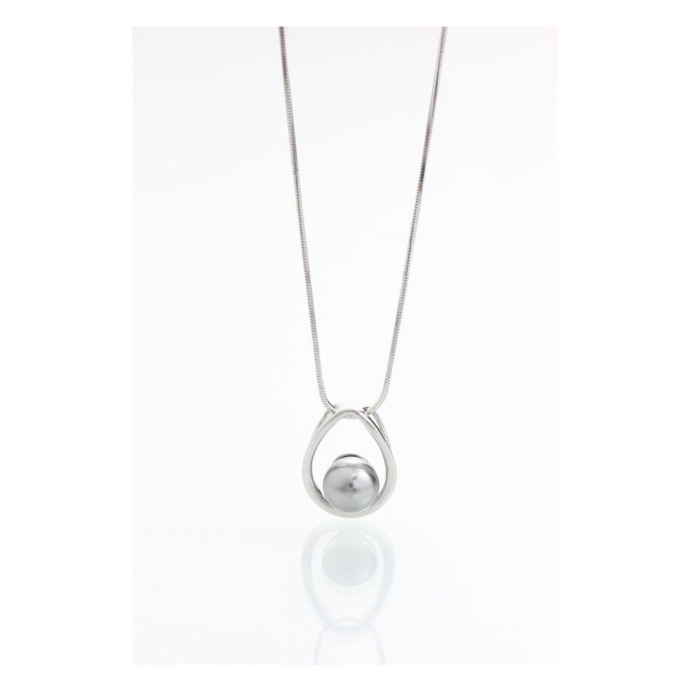 Šedý náhrdelník se Swarovski krystaly Yasmine Brigitte v:779178