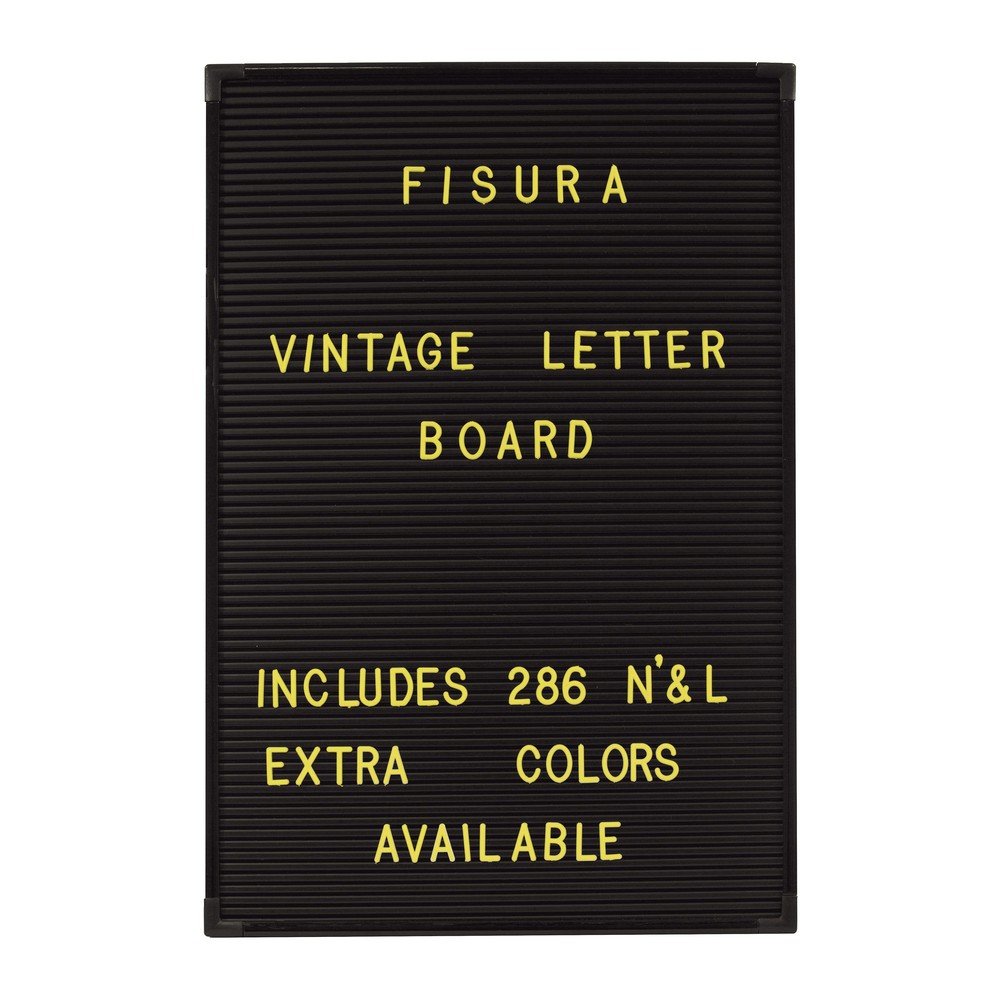 Sada 286 žlutých písmen na tabuli Fisura Vintage v:832668