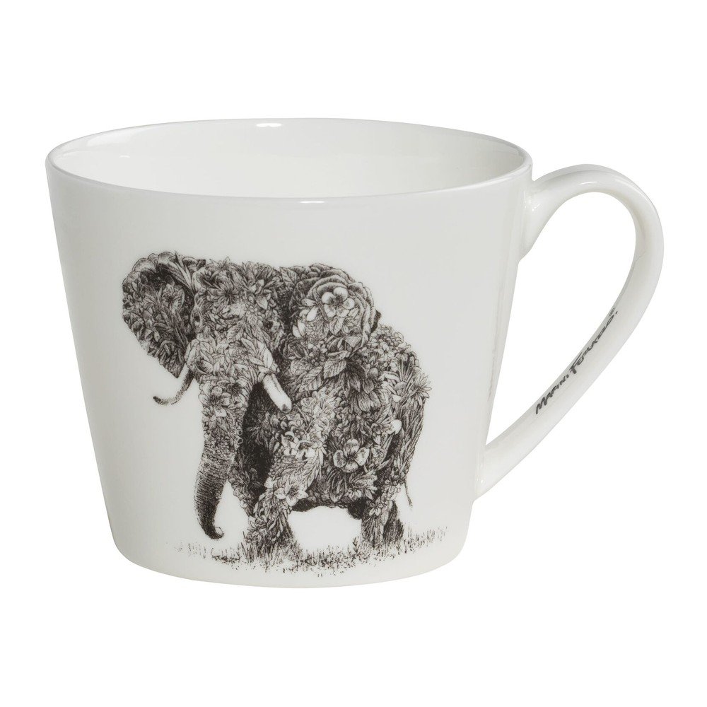 Bílý porcelánový hrnek Maxwell & Williams Marini Ferlazzo Elephant, 450 ml v:1421917