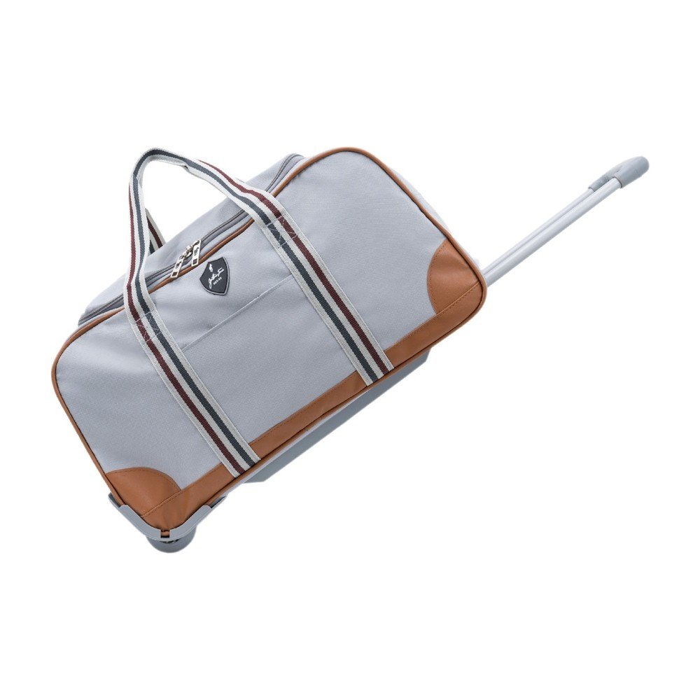 Šedá cestovní taška na kolečkách GENTLEMAN FARMER Sydney, 40 l v:1148202