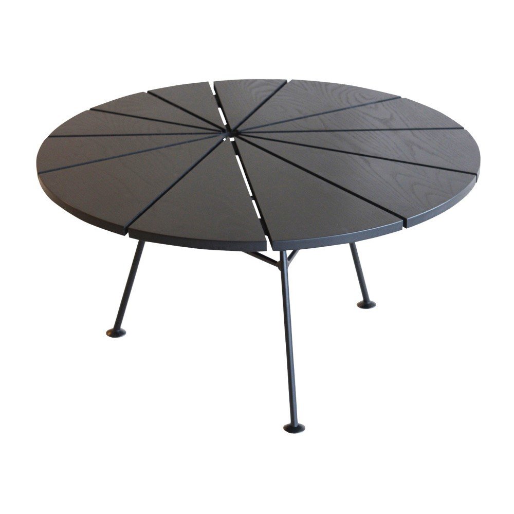 Černý odkládací stolek OK Design Bambam, Ø 70 cm v:1021200