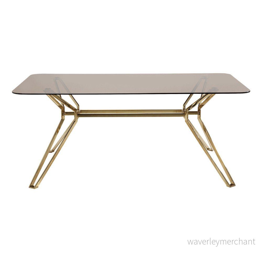 Jídelní stůl se skleněnou deskou Kare Design Garbo, 180 x 90 cm v:890740