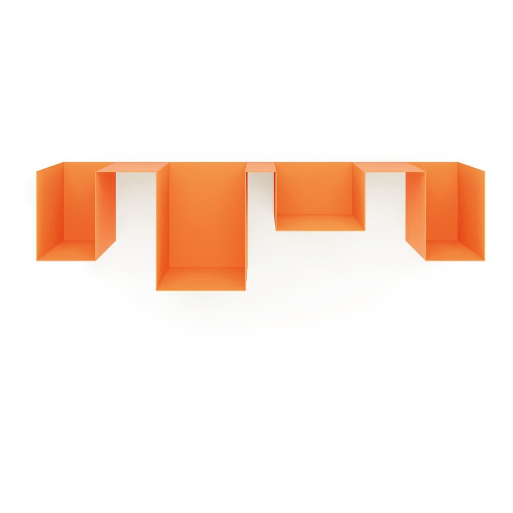 Oranžová nástěnná police MEME Design Spread v:864506