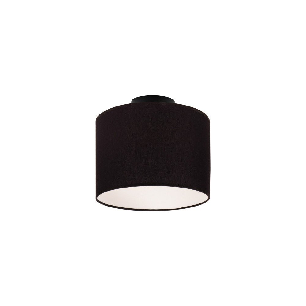 Černé stropní svítidlo Bulb Attack Tres, ⌀ 25 cm v:778084