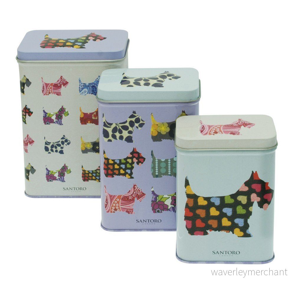 Sada 3 dóz Santoro London Scottie Dogs v:916838