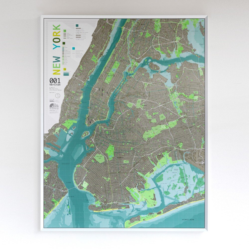 Magnetická mapa New Yorku The Future Mapping Company New York, 130 x 100 cm v:1174224