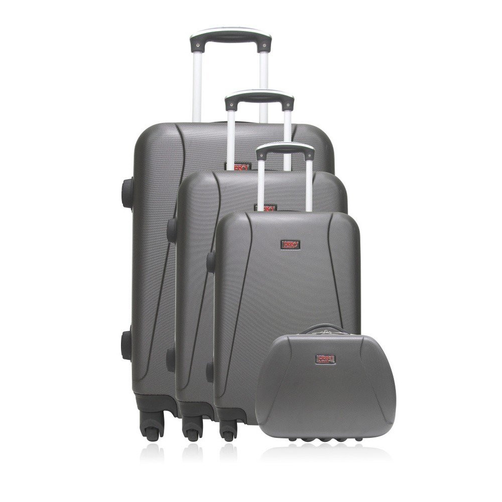 Sada 4 šedých cestovních kufrů na kolečkách Hero Lanzarote-C v:1000262