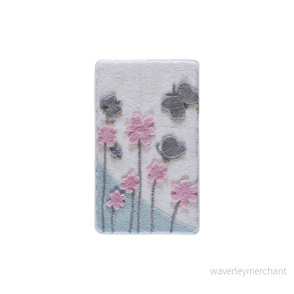 Předložka do koupelny s motivem květin Confetti Bathmats Etenna, 60 x 100 cm v:948968