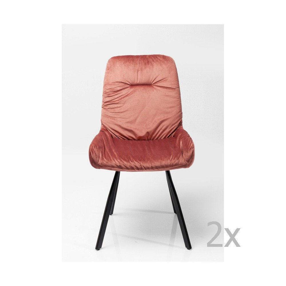 Sada 2 jídelních židlí s ocelovou konstrukcí Kare Design Berry v:1092650