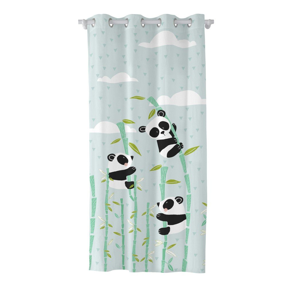 Dětský bavlněný závěs Moshi Moshi Panda Garden, 140 x 265 cm v:1424887