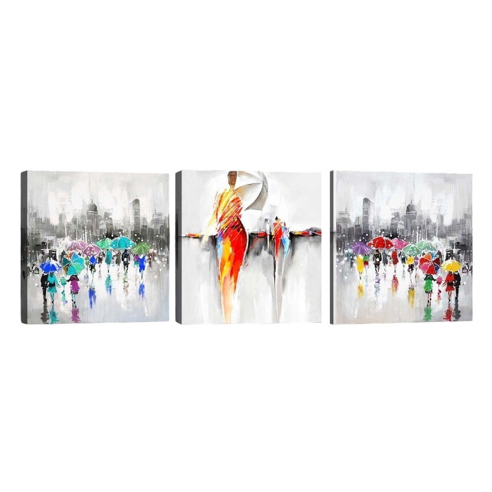 Sada 3 obrazů Tablo Center Dancing in the Rain v:1240714