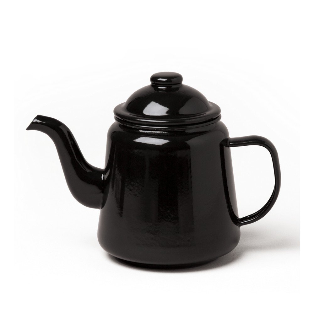 Černá smaltovaná čajová konvička Falcon Enamelware, 1 l v:889356 Černá smaltovaná čajová konvička Falcon Enamelware, 1 l v:889356