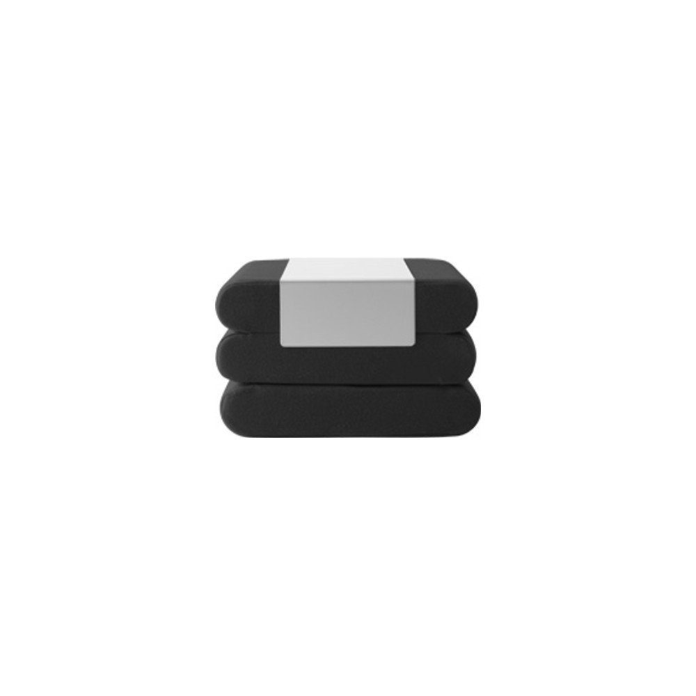 Černý rozkládací puf Softline Bingo Vision Black Grey v:1194608