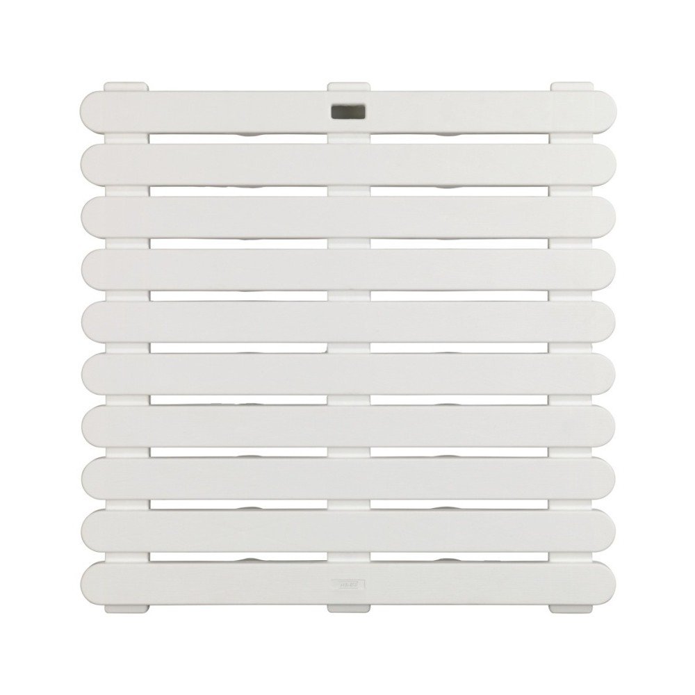 Bílá předložka vhodná i do exteriéru Wenko Outdoor White, 55 x 55 cm v:1134190