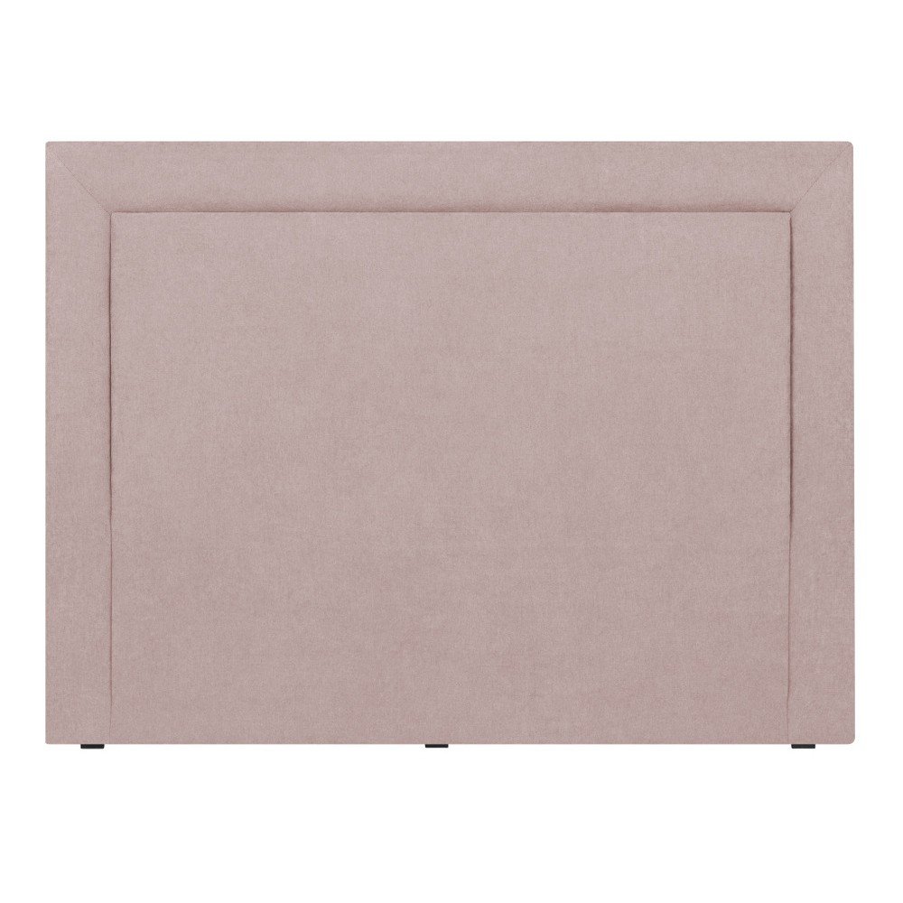 Světle růžové čelo postele Mazzini Sofas Ancona, 140 x 120 cm v:961954