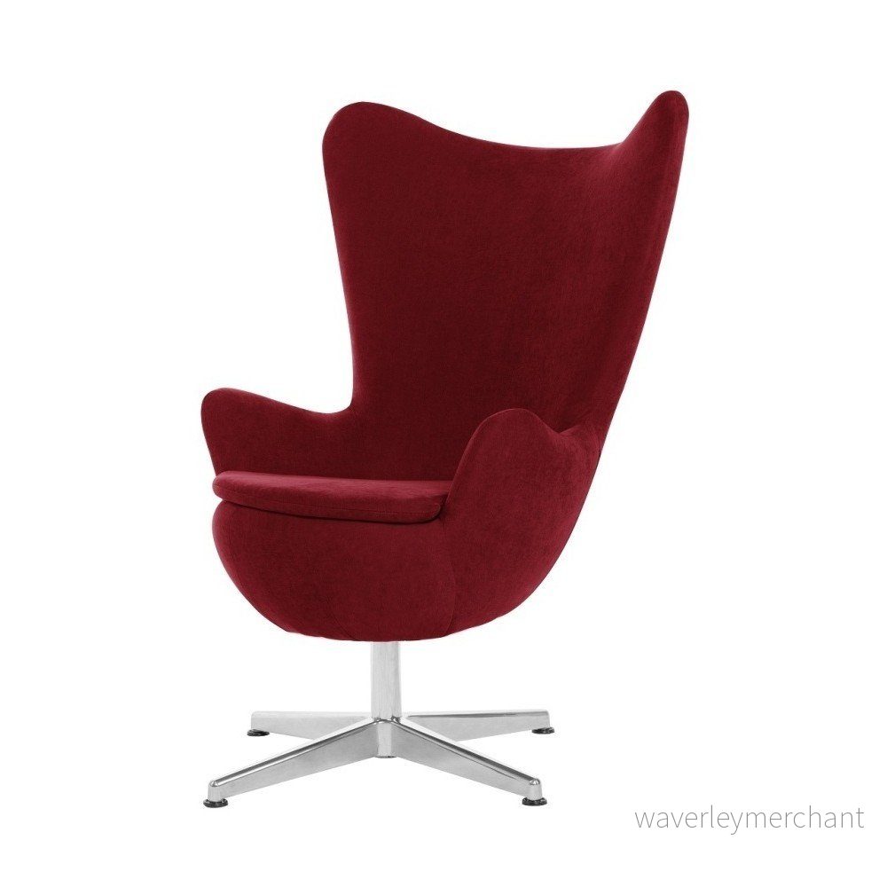 Červené otočné křeslo My Pop Design Vostell v:918140