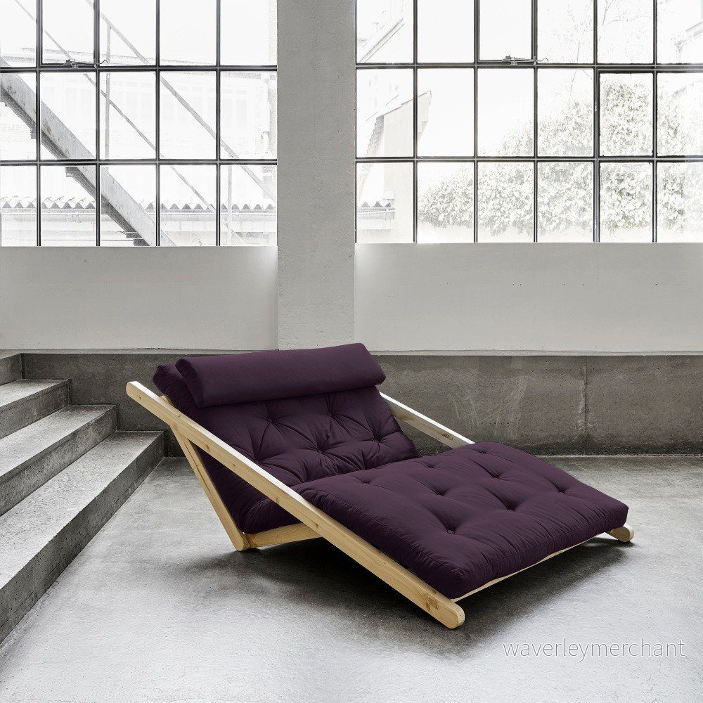 Dvoumístná variabilní lenoška Karup Figo Raw/Purple v:996742