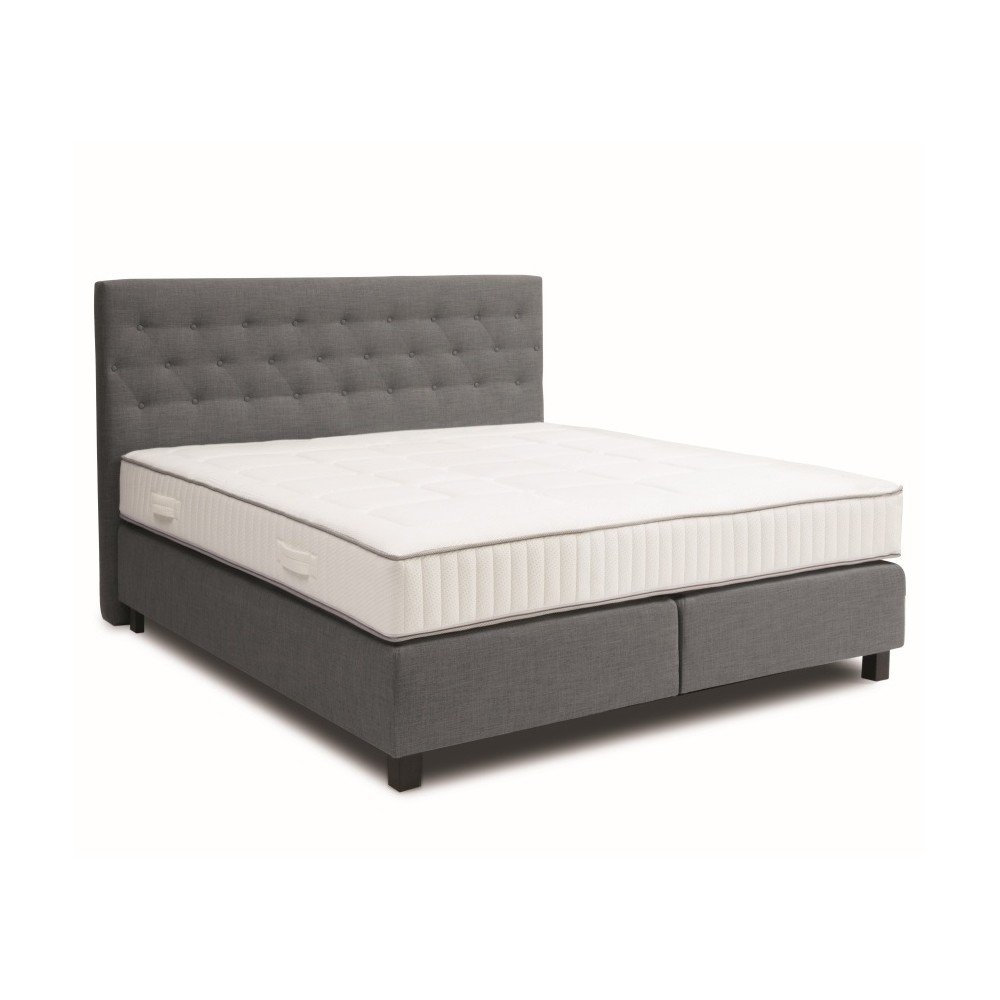 Šedá boxspring postel Revor Venezia, 140 x 200 cm v:756108
