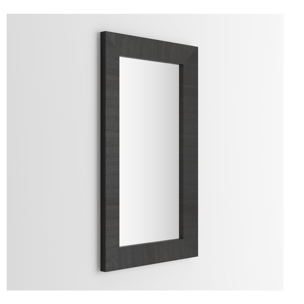 Zrcadlo v dekoru černé borovice MobiliFiver Giuditta, 65 x 110 cm v:858322