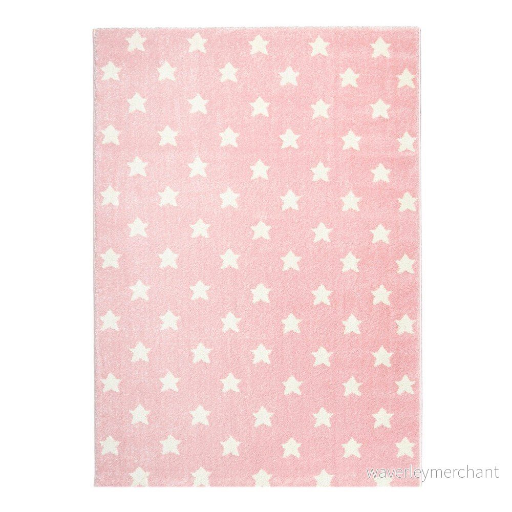Růžový dětský koberec Happy Rugs Stardust, 80 x 150 cm v:738034