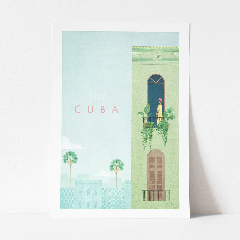 Plakát Travelposter Cuba, 30 x 40 cm v:1404639