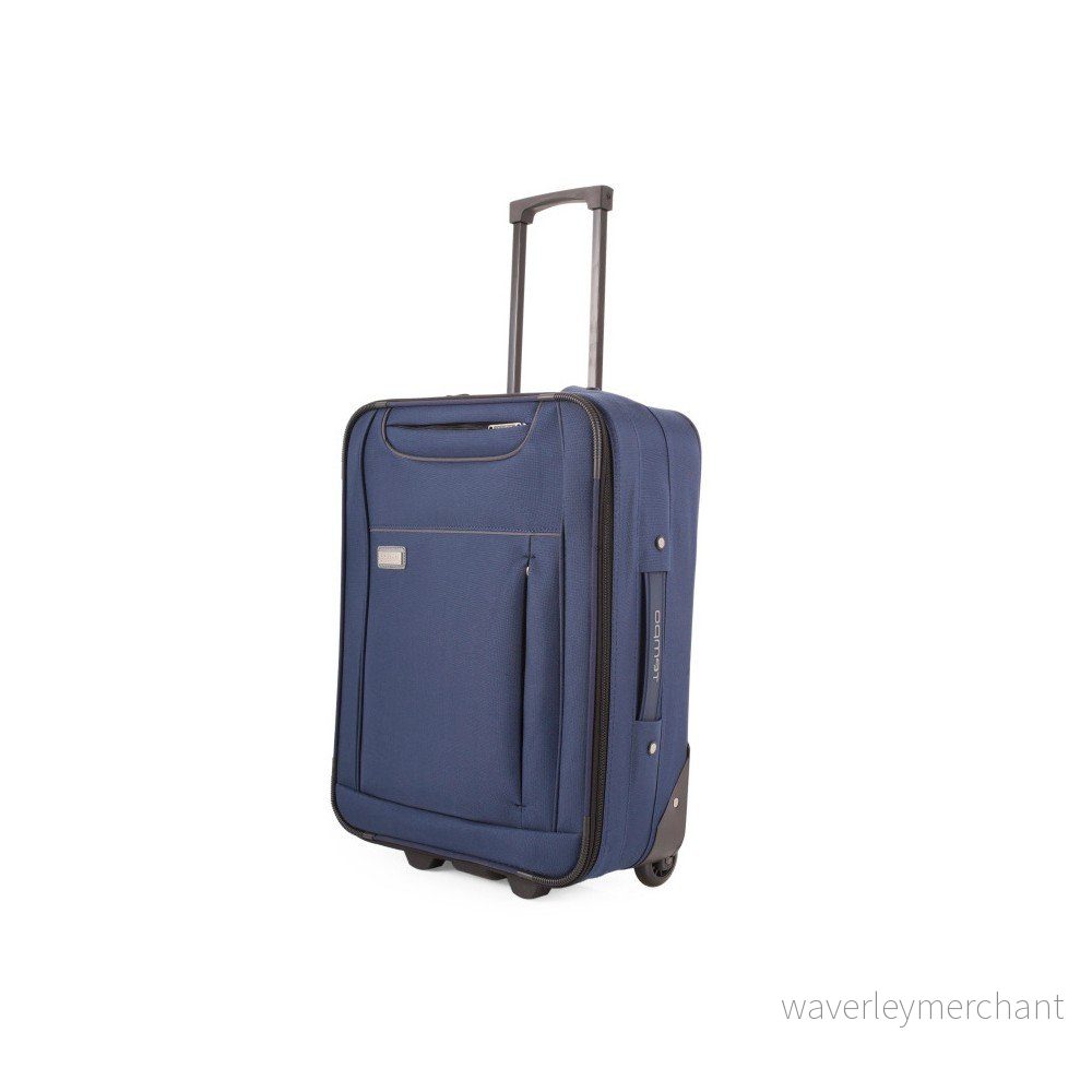 Tmavě modrý cestovní kufr na kolečkách Arsamar Murphy, výška 55 cm v:821282
