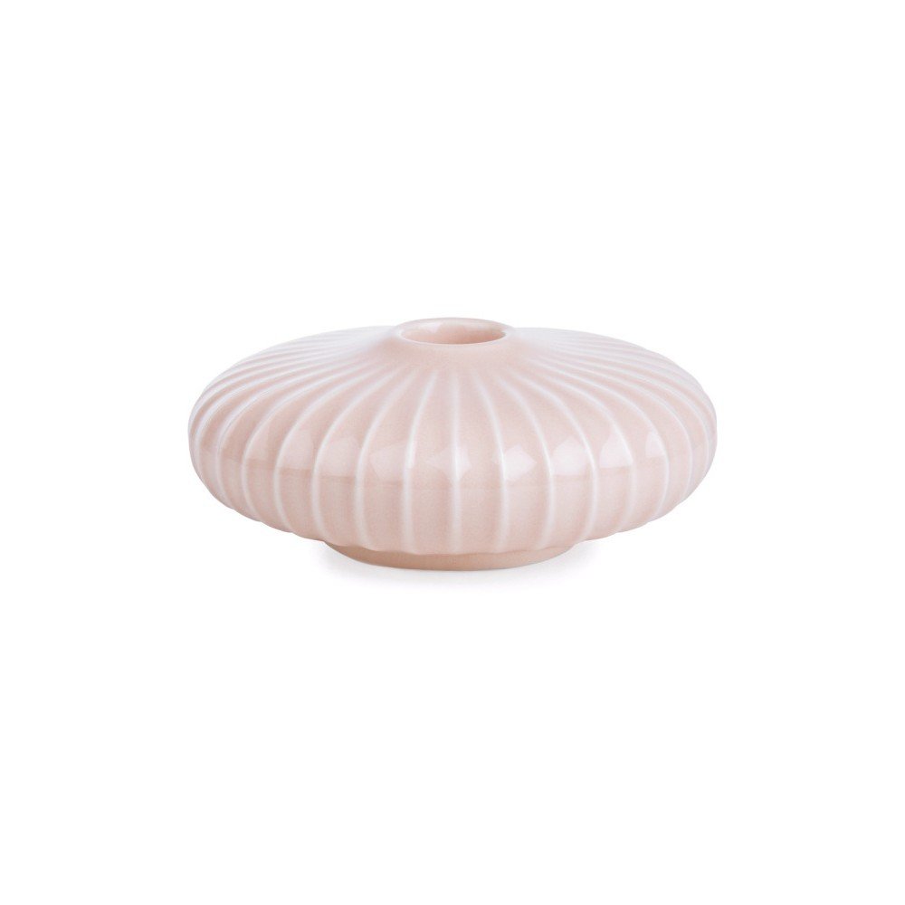 Růžový porcelánový svícen Kähler Design Hammershoi, ⌀ 11,5 cm v:892820
