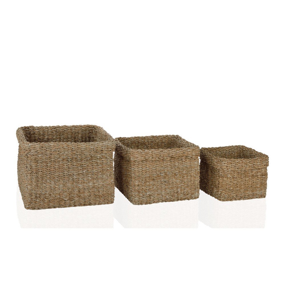 Sada 3 čtvercových květináčů Andrea House Plant v:838836