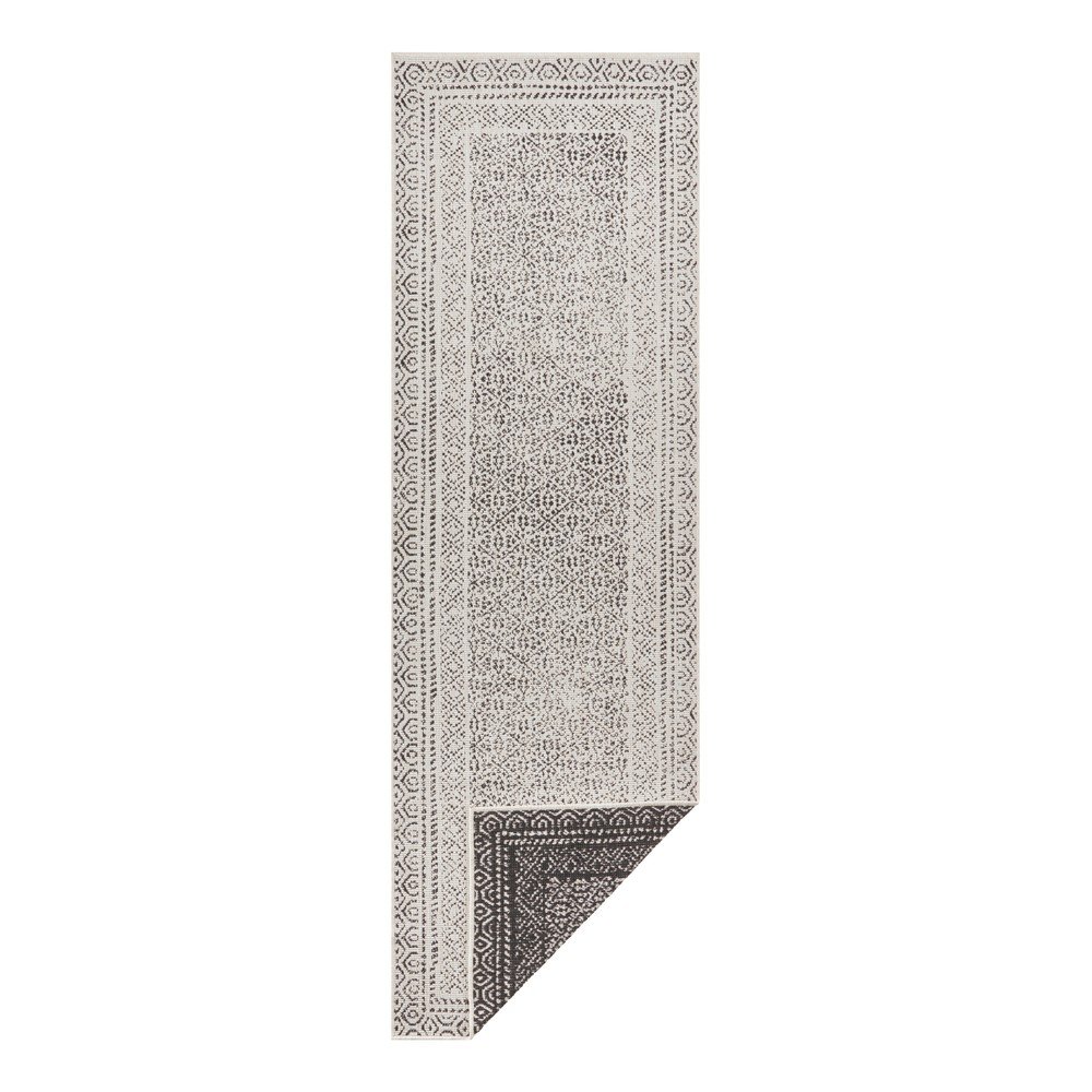 Černo-bílý venkovní běhoun Ragami Berlin, 80 x 250 cm v:1380113
