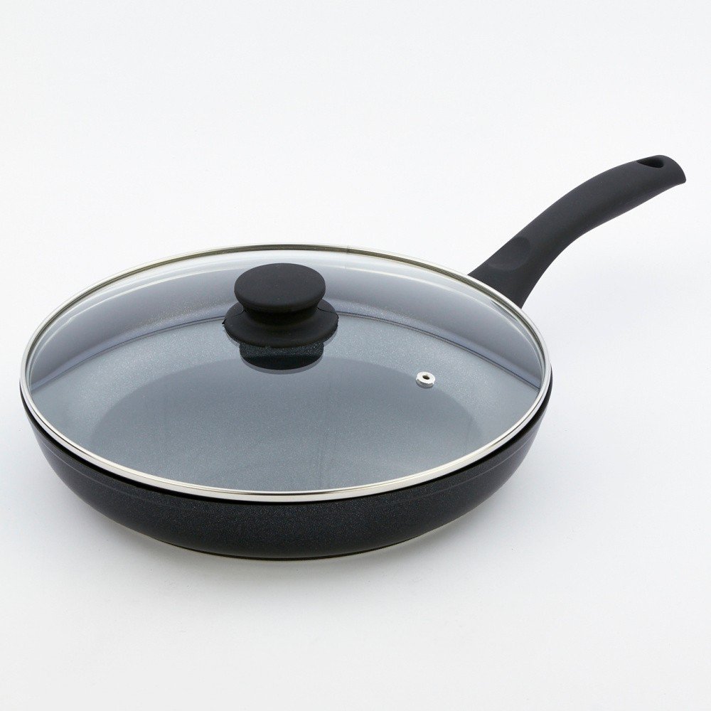 Pánev s pokličkou a černou rukojetí Bisetti Black Diamond, 28 cm v:823932