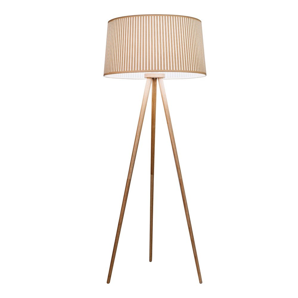 Hnědá stojací lampa SULION Bea, výška 152 cm v:1443483