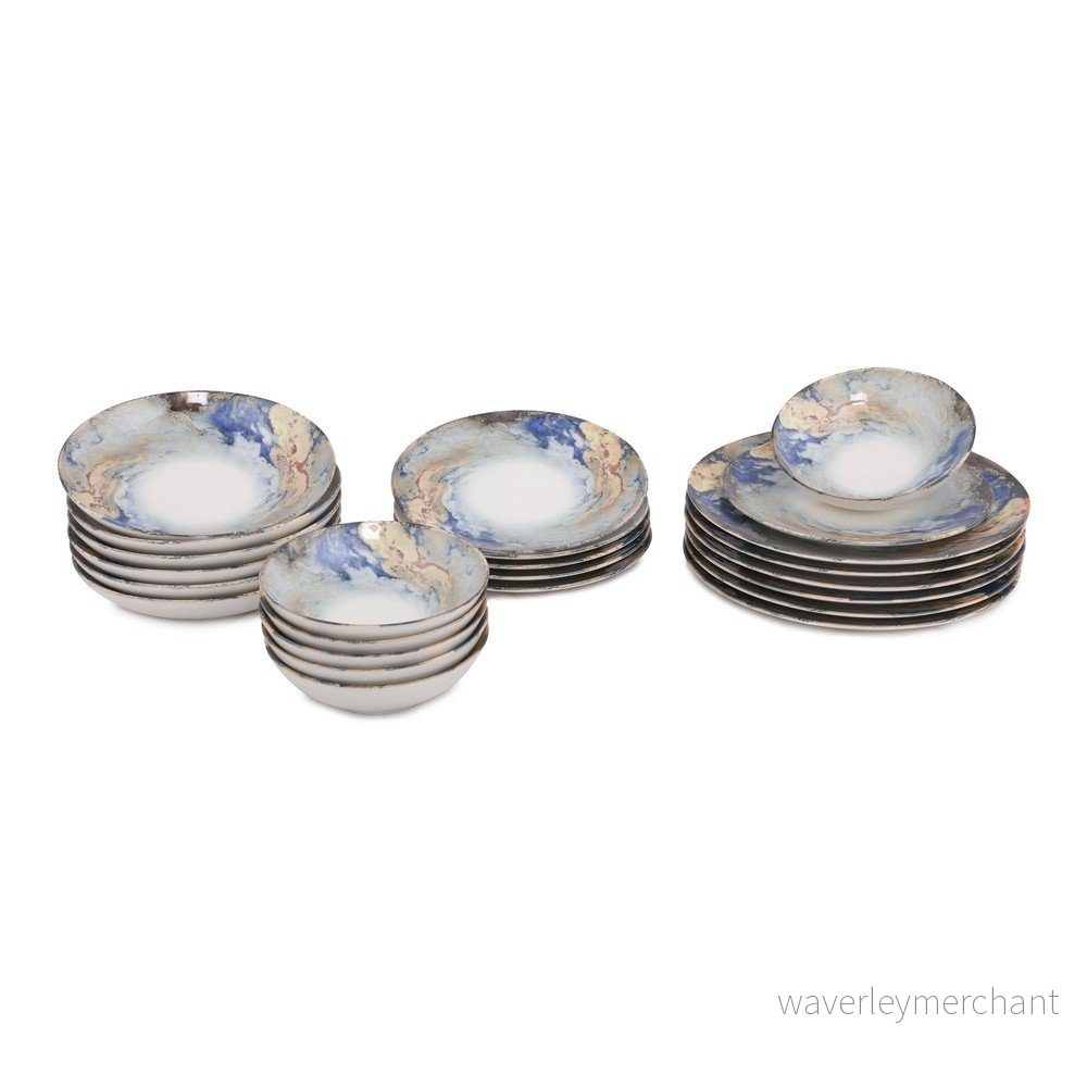 24dílná sada porcelánového nádobí Güral Porselen Abstract v:1405247