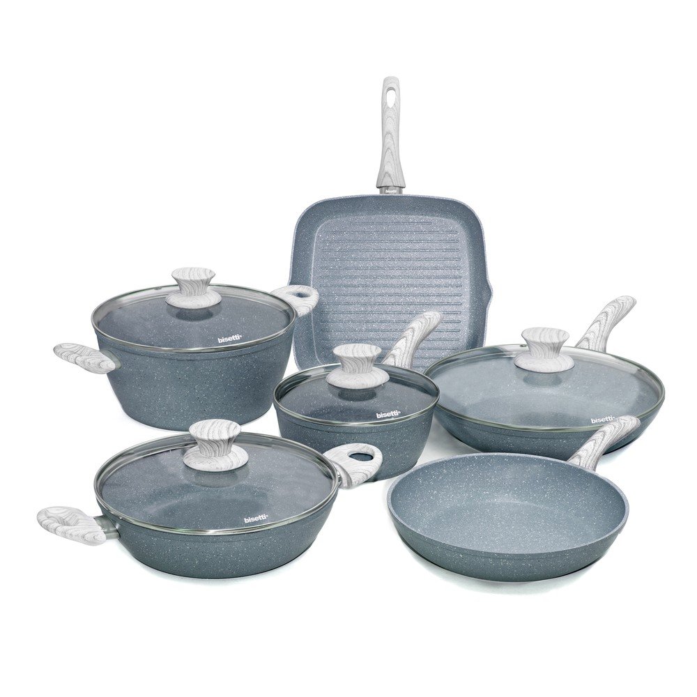 6dílný set nádobí s poklicemi Bisetti Pierre Gourmet v:1368557 6dílný set nádobí s poklicemi Bisetti Pierre Gourmet v:1368557