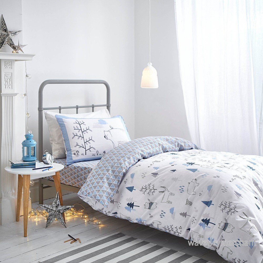 Modré povlečení Bianca Nordic Cotton, 200 x 200 cm v:745634