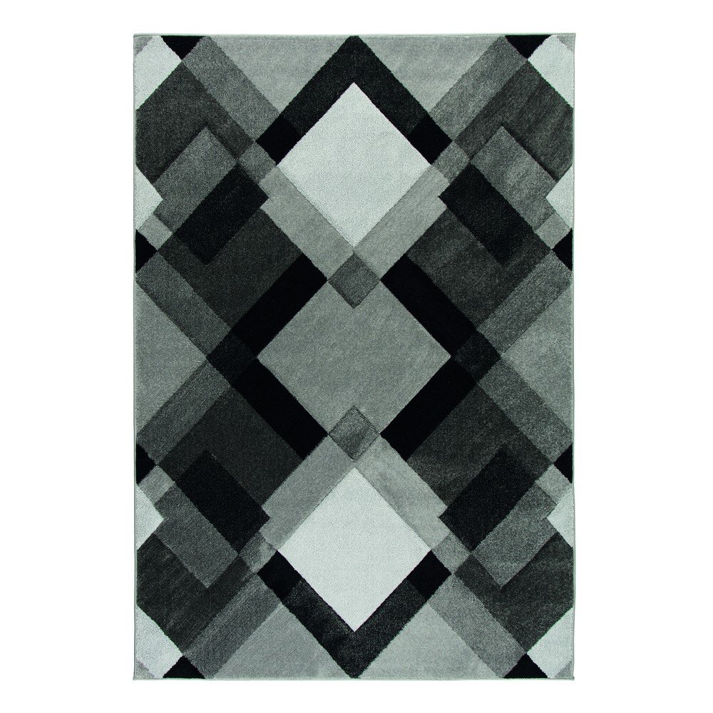 Šedý koberec Flair Rugs Nimbus Grey White, 160 x 230 cm v:1251026