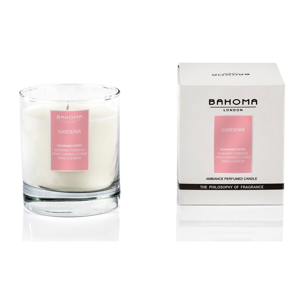 Vonná svíčka Bahoma White, vůně gardénie, 75 hodin hoření v:706516