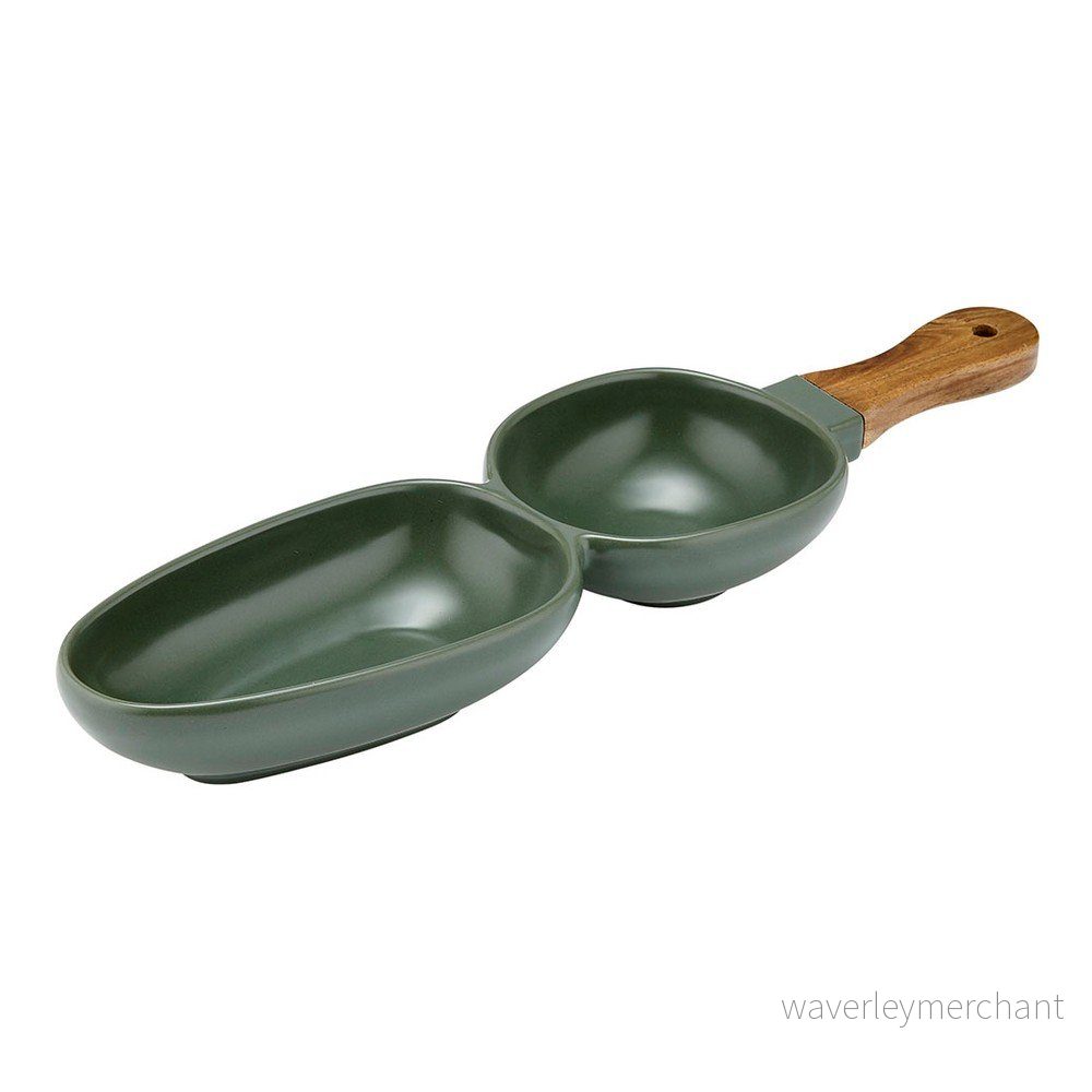 Tmavě zelená porcelánová servírovací miska Ladelle Essentials v:1393917
