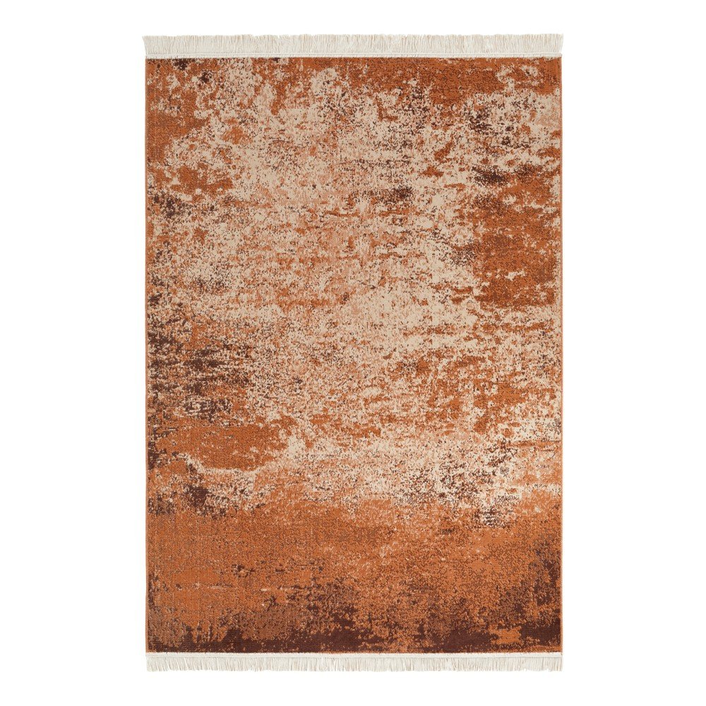 Oranžový koberec s podílem recyklované bavlny Nouristan, 160 x 230 cm v:1433889