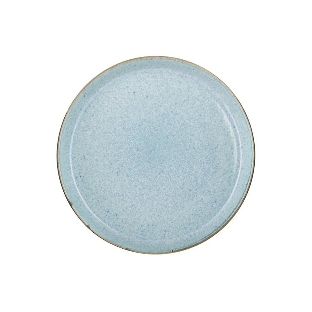 Světle šedý talíř z kameniny ø 27 cm Grey/Light Blue – Bitz v:1223392