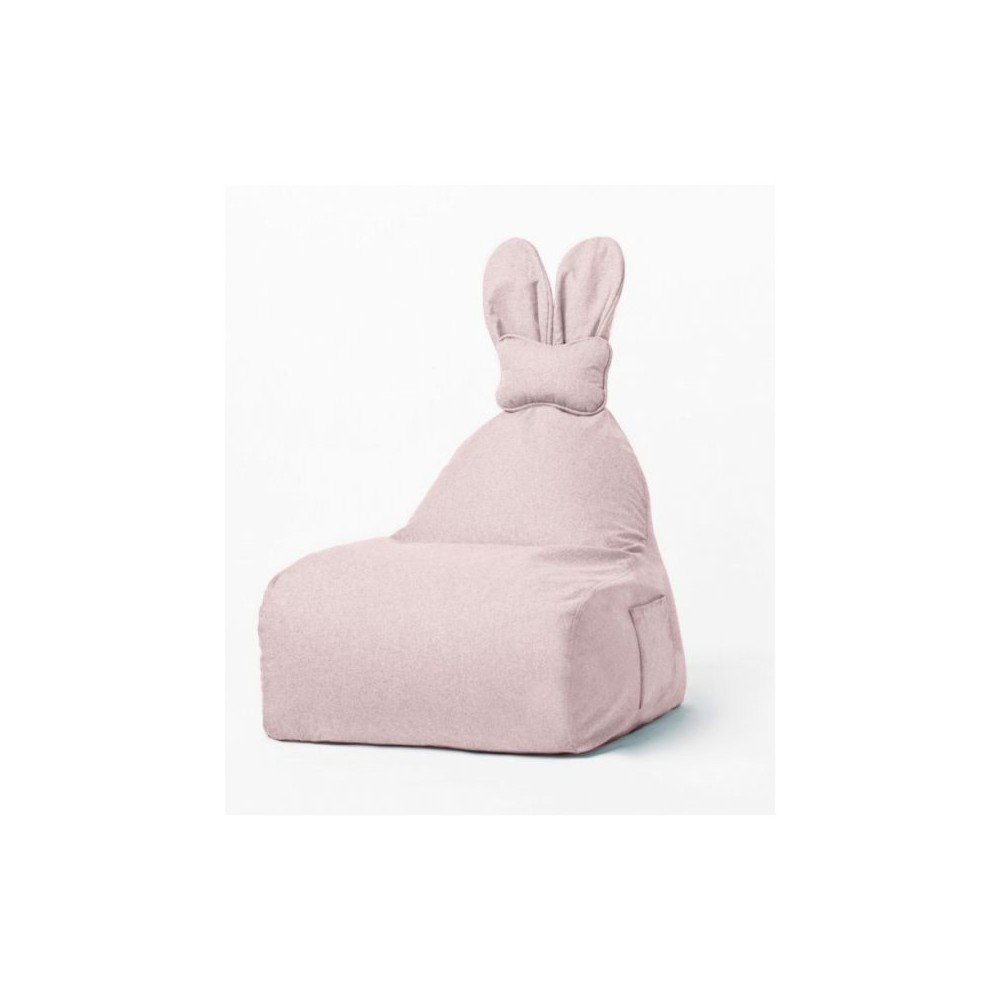 Světle růžový dětský sedací vak Funny Bunny – The Brooklyn Kids v:1748018