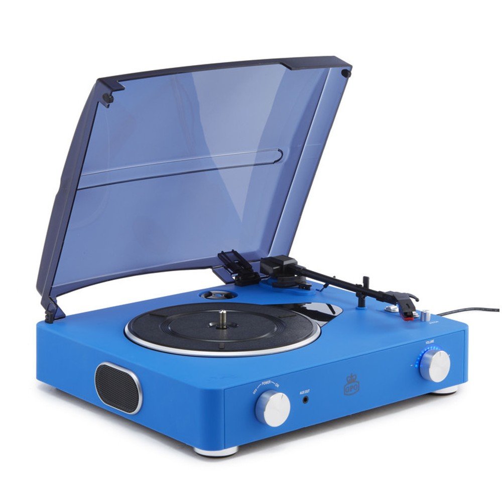 Modrý gramofon GPO Stylo II Cobalt Blue v:1203932